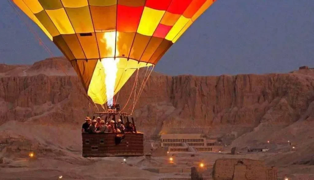 Hot air balloon in Luxor