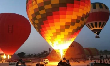 Hot air balloon in Luxor