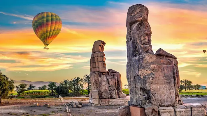 Hot air balloon in Luxor